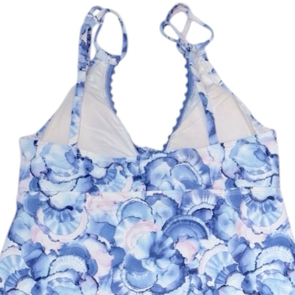 Tommy Bahama Island Cays Abalone V-Neck Tankini Top - Picture 6 of 10